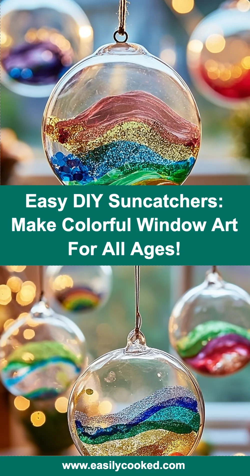 Easy DIY Suncatchers Recipe: Colorful Window Art for Everyone!